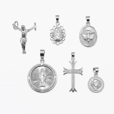 Paquete de 6 Dijes de Plata .925 – Modelos Surtidos