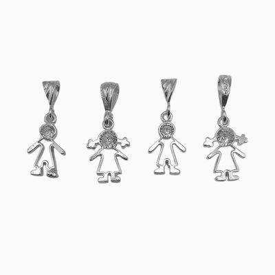 Paquete de Dijes Infantiles de Plata .925