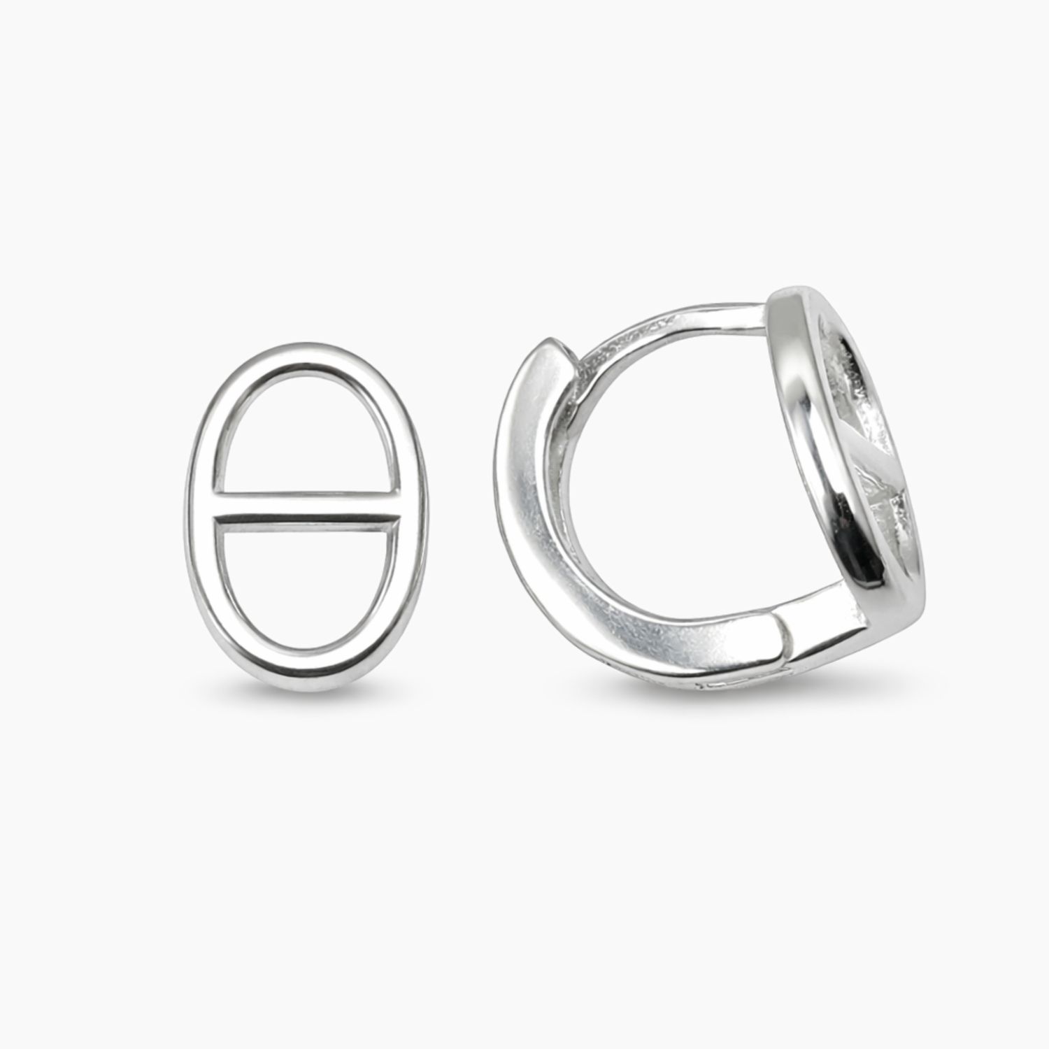 HUGGUI FANCY, 1 CM, PLATA .925