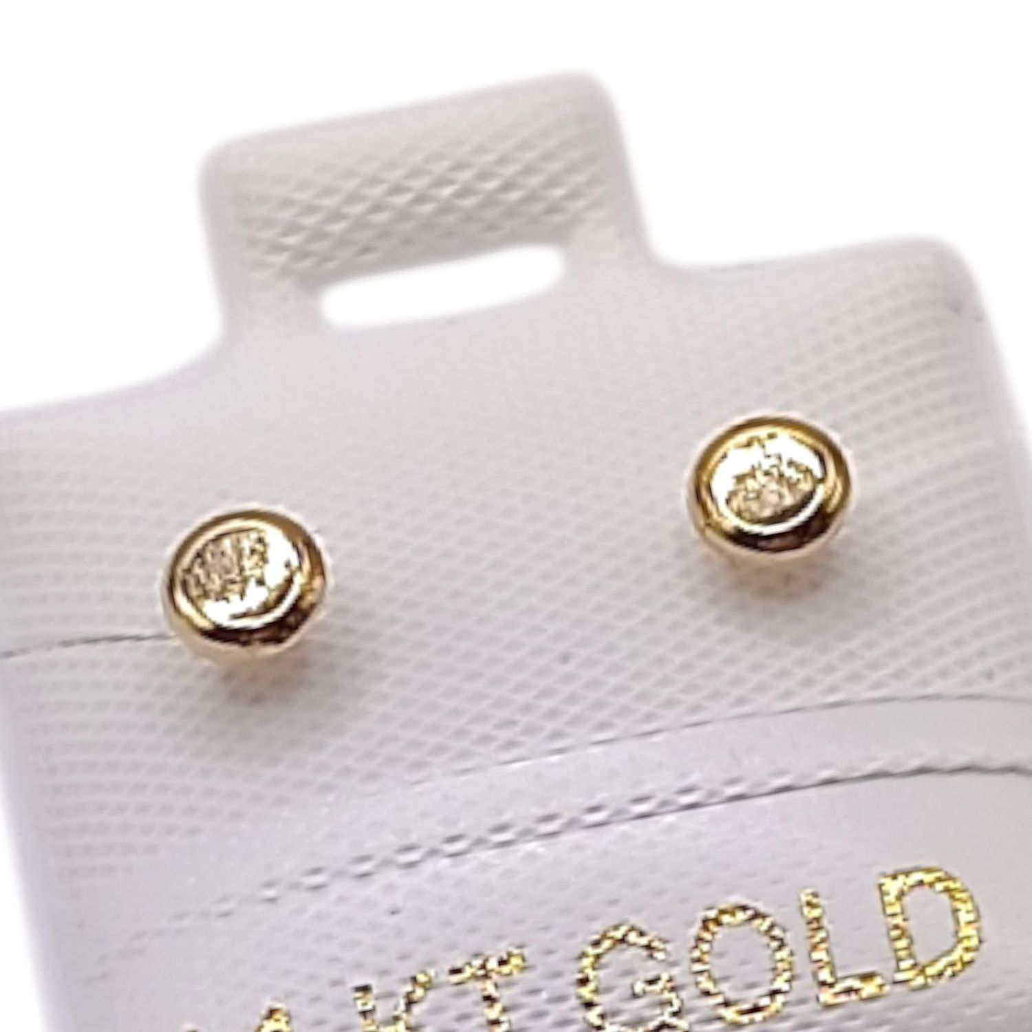 BROQUEL BOTON BB, BROCHE BOLITA, ORO 14K