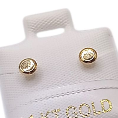 BROQUEL BOTON BB, BROCHE BOLITA, ORO 14K