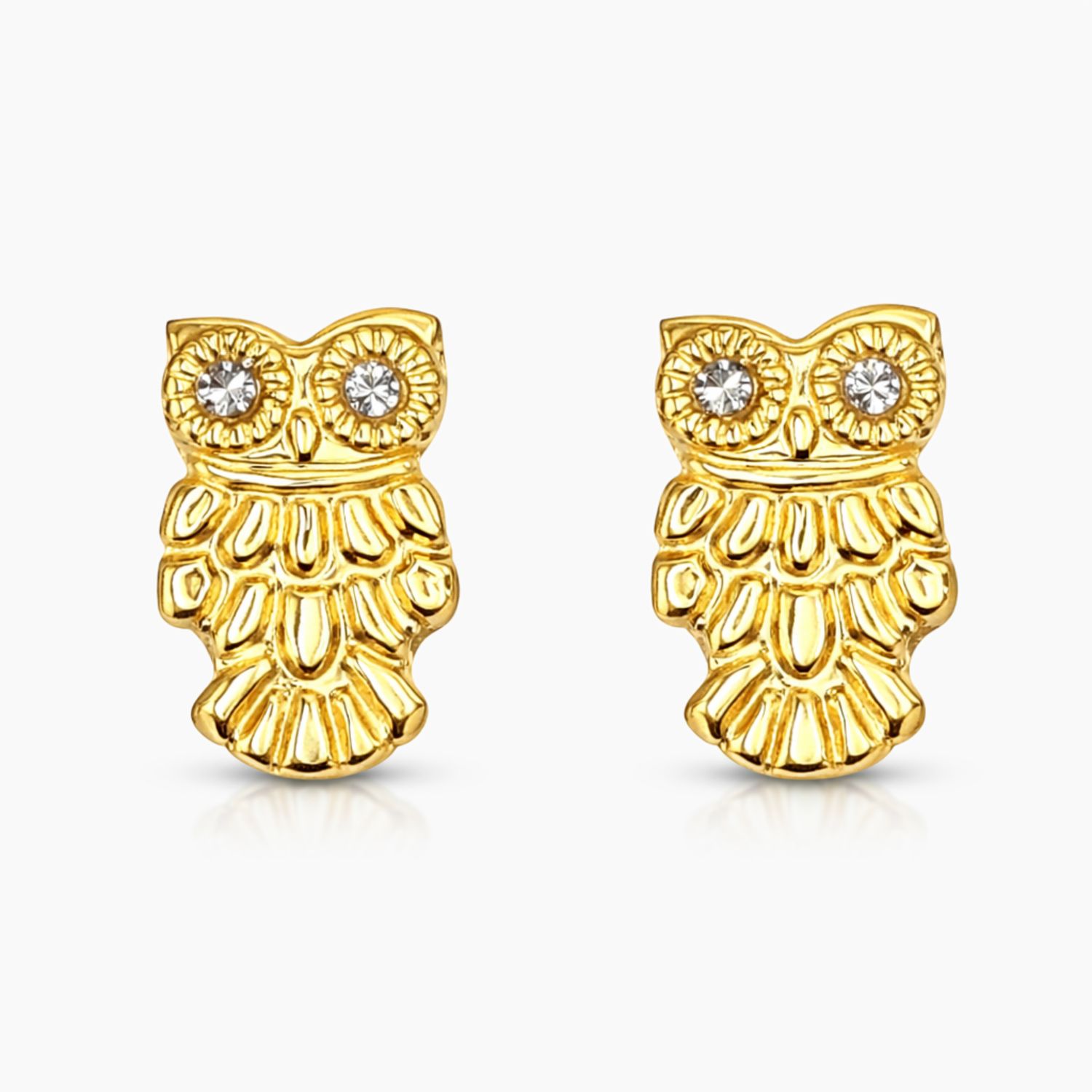 BROQUEL BUHO DE LA SUERTE, BROCHE BOLITA, ORO 14K