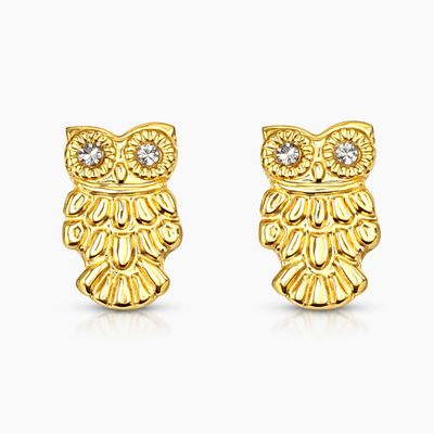 BROQUEL BUHO DE LA SUERTE, BROCHE BOLITA, ORO 14K