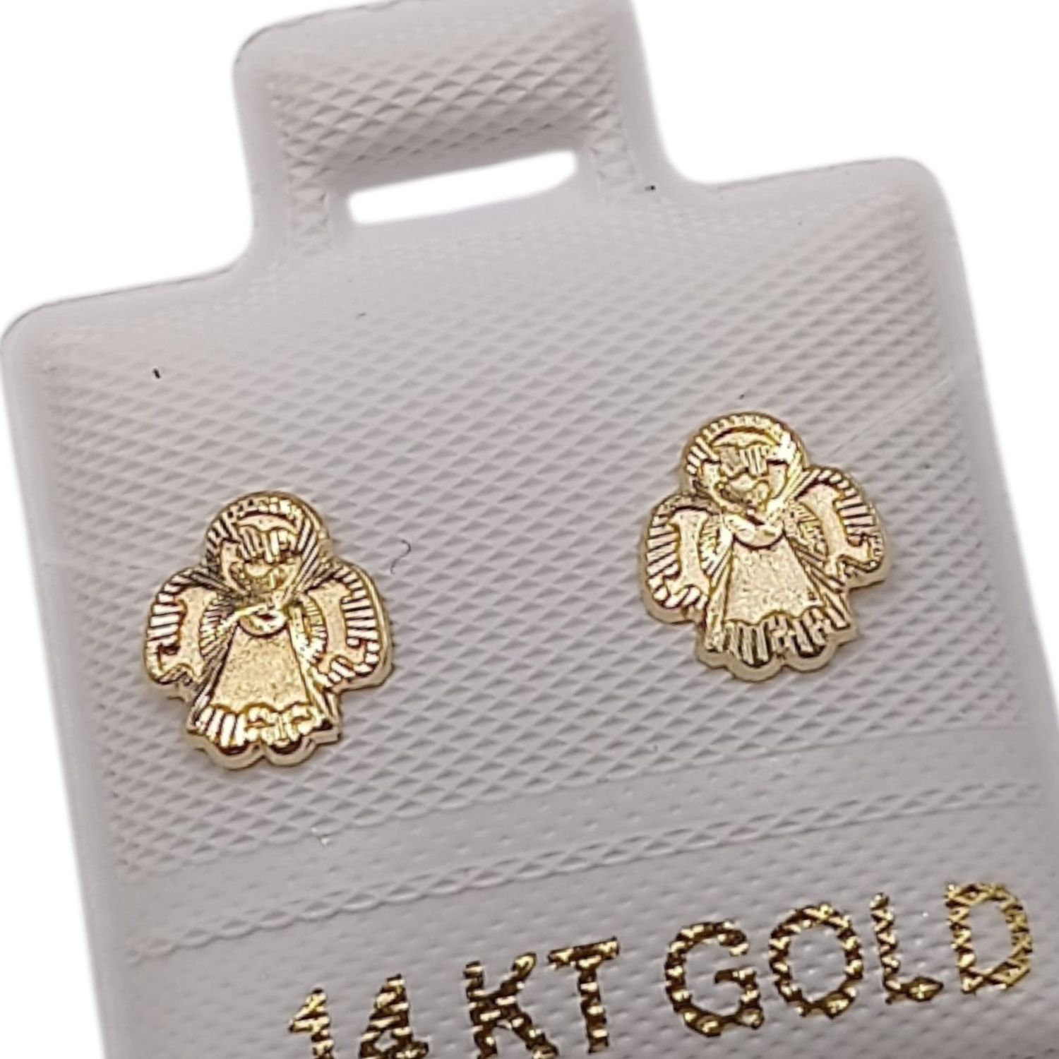 BROQUEL ANGELITO, BROCHE BOLITA, ORO 14K