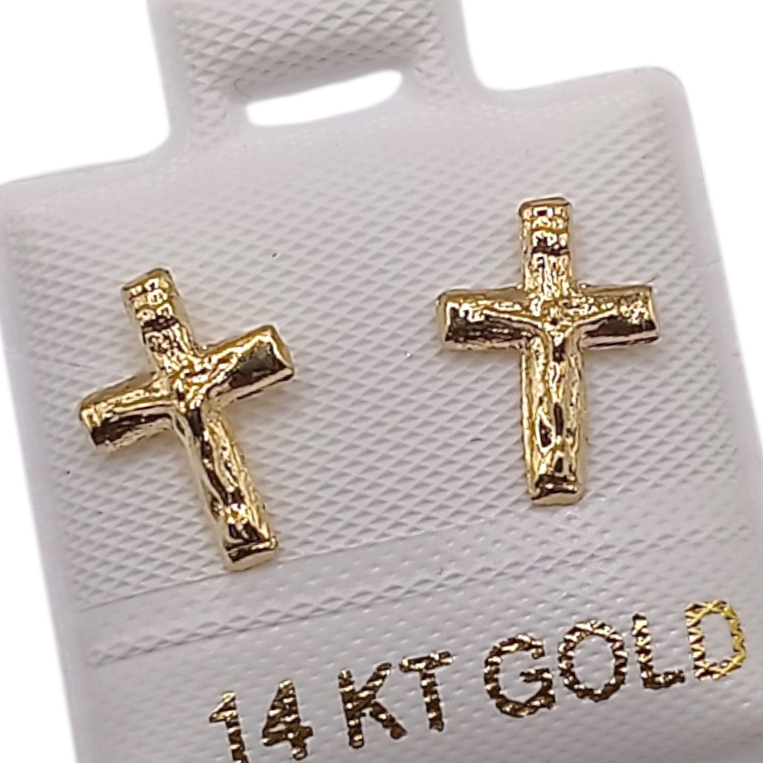 BROQUEL CRUZ, BROCHE BOLITA, ORO 14K