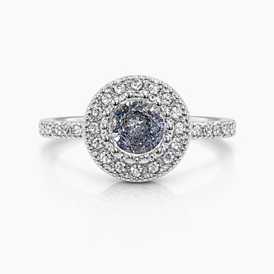 ANILLO CON MINI CZ # 6, PLATA .925