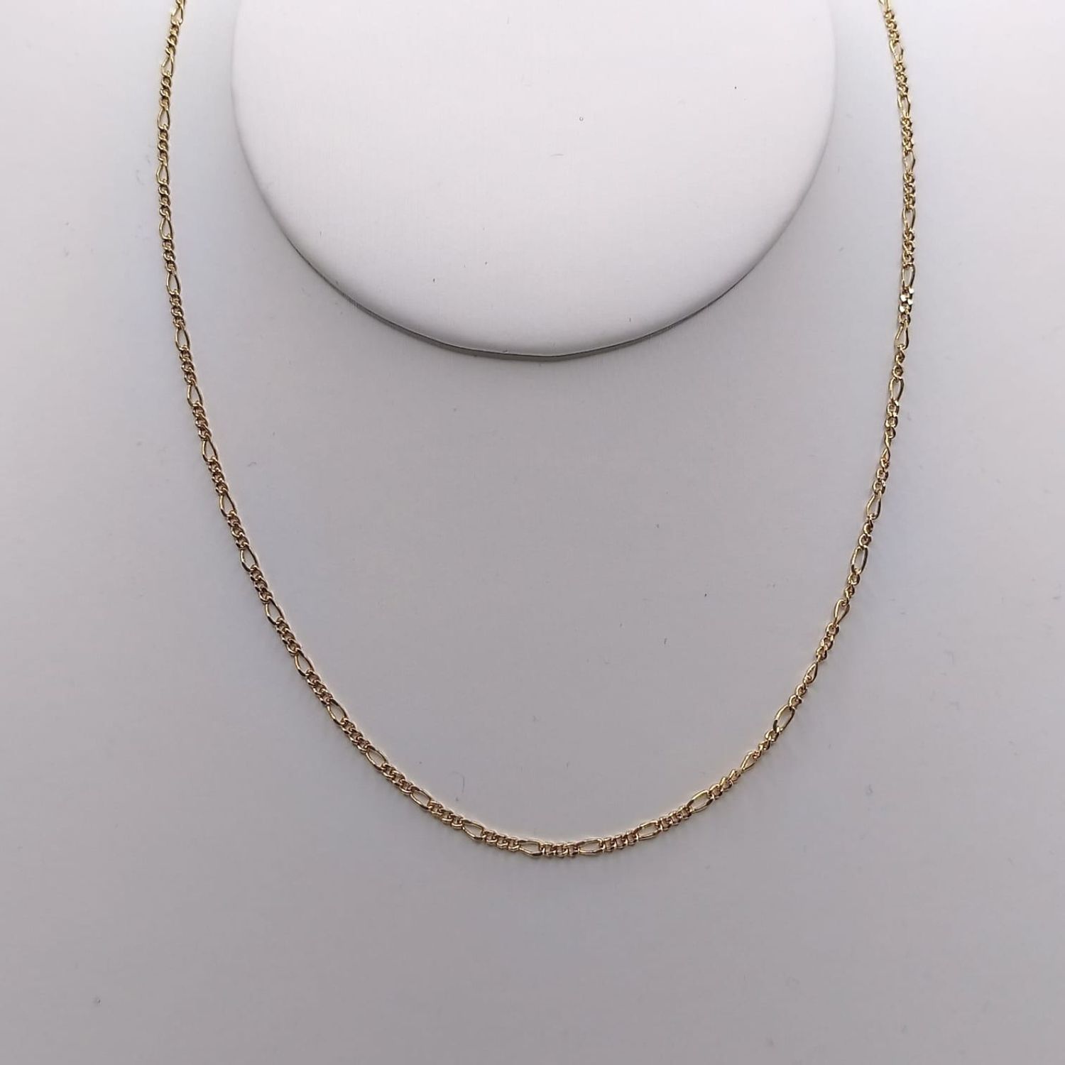 CADENA FIGARO 18" 1.5 MM, ORO 14K