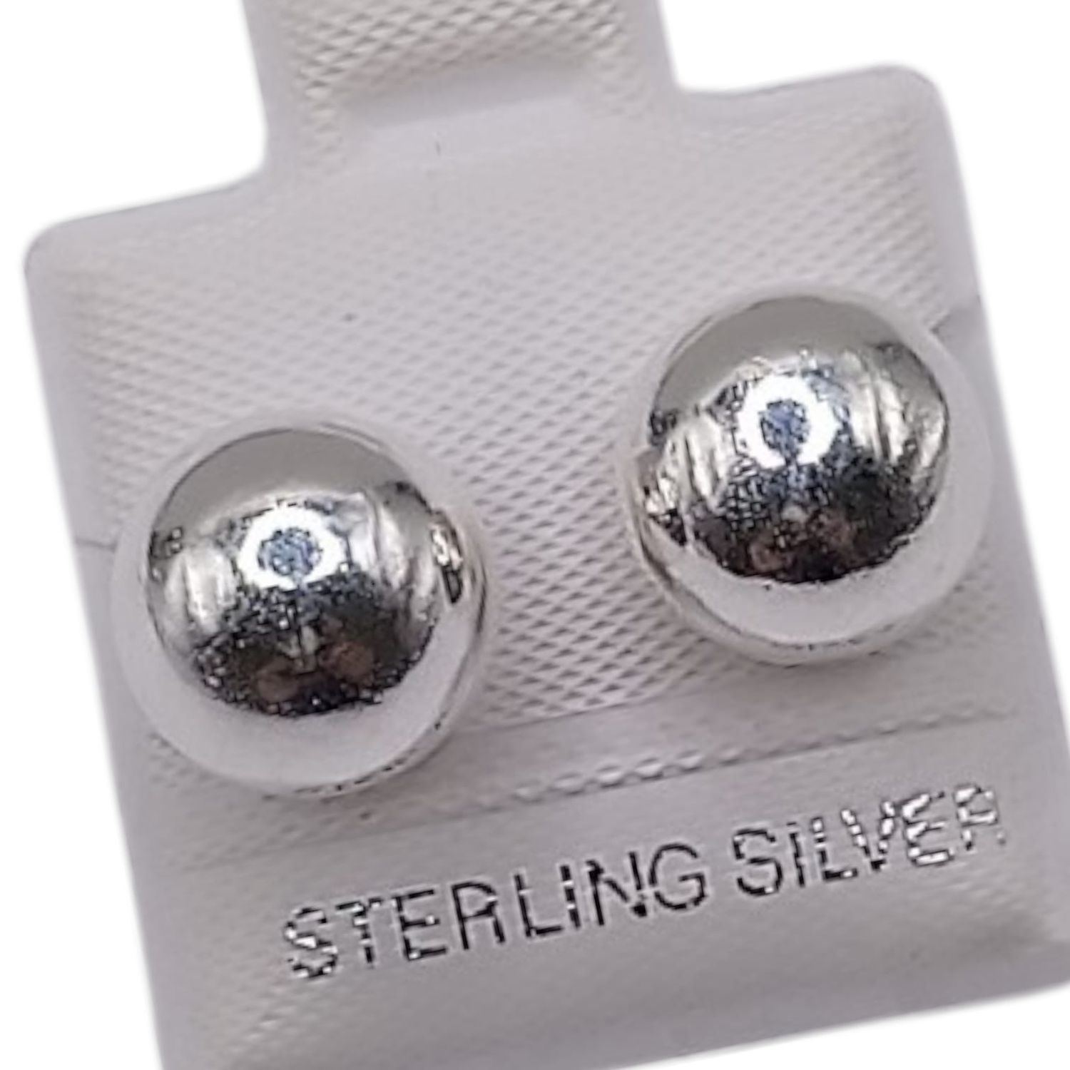 BROQUEL DORMILONA GDE 9.5 MM, BROCHE MARIPOSA, PLATA .925