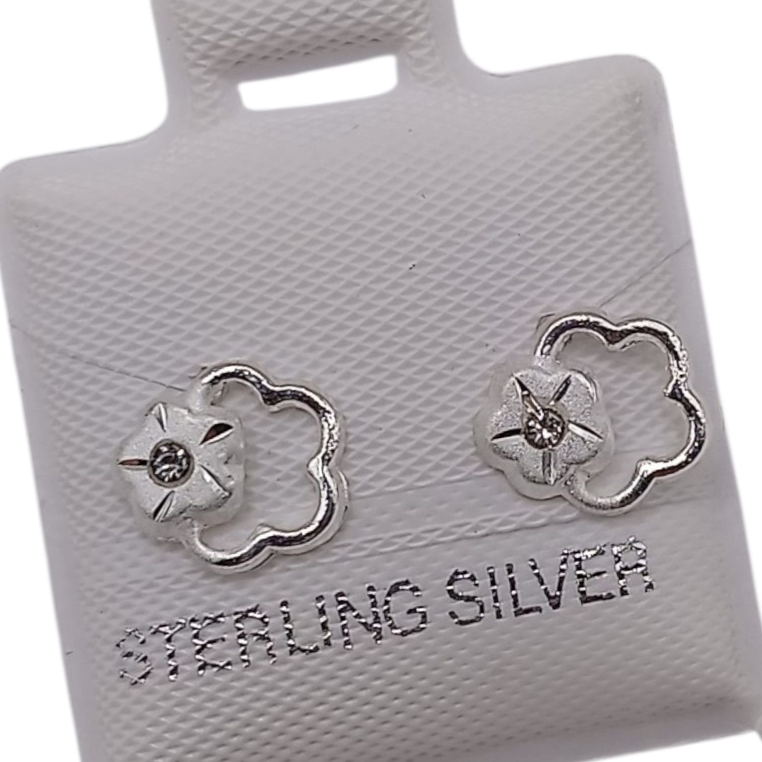 BROQUEL FLORES, BROCHE DE BOLITA, PLATA .925