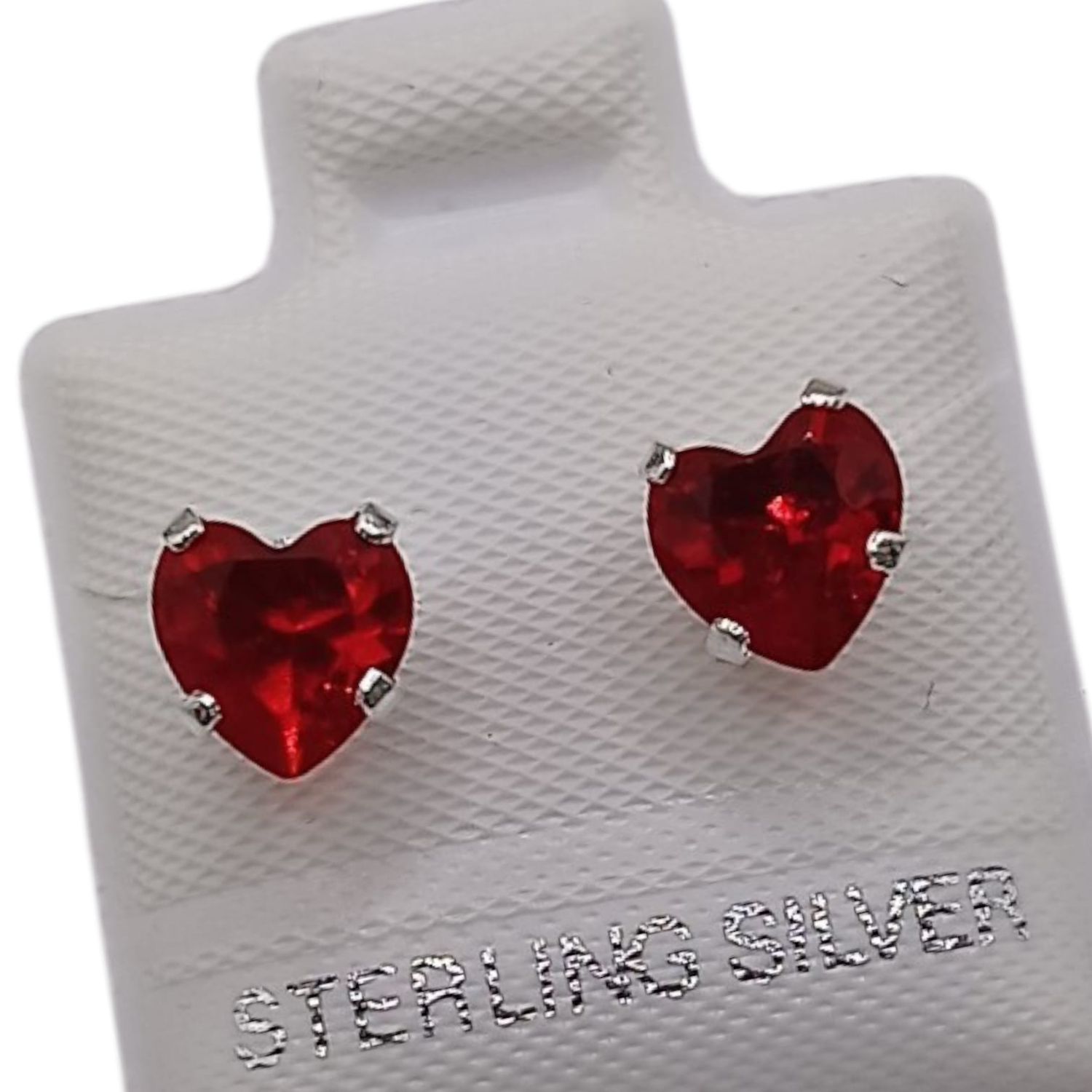 BROQUEL CORAZON CZ ROSA, BROCHE BOLITA, PLATA .925