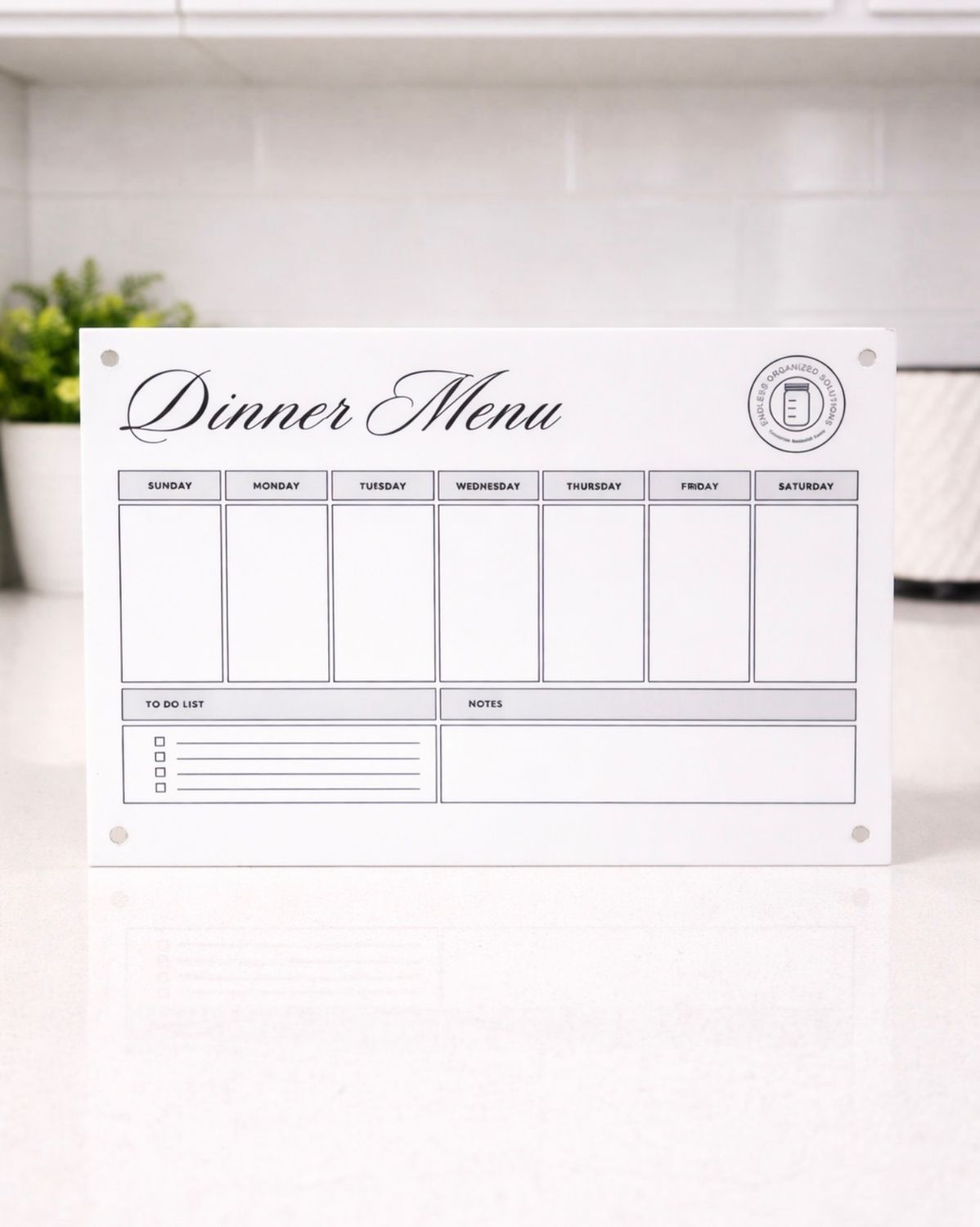 Dinner Menu