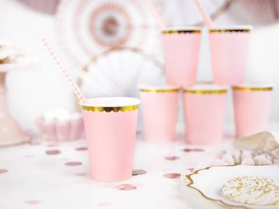 Beker licht roze