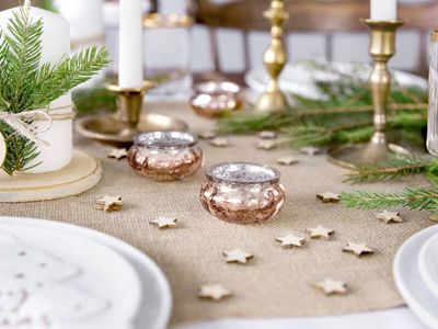 Theelichthouder Rose Gold