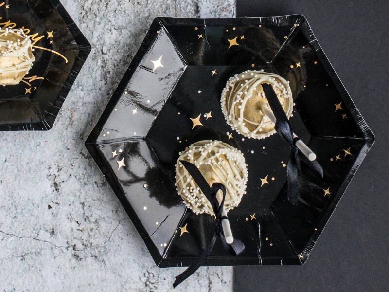 Bordjes Zwart/Goud