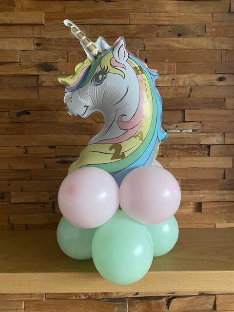Tafelmodel klein folieballon gepersonaliseerd