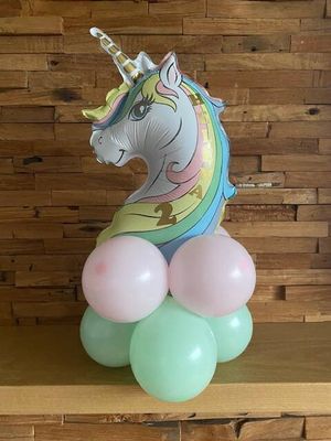 Tafelmodel klein folieballon gepersonaliseerd
