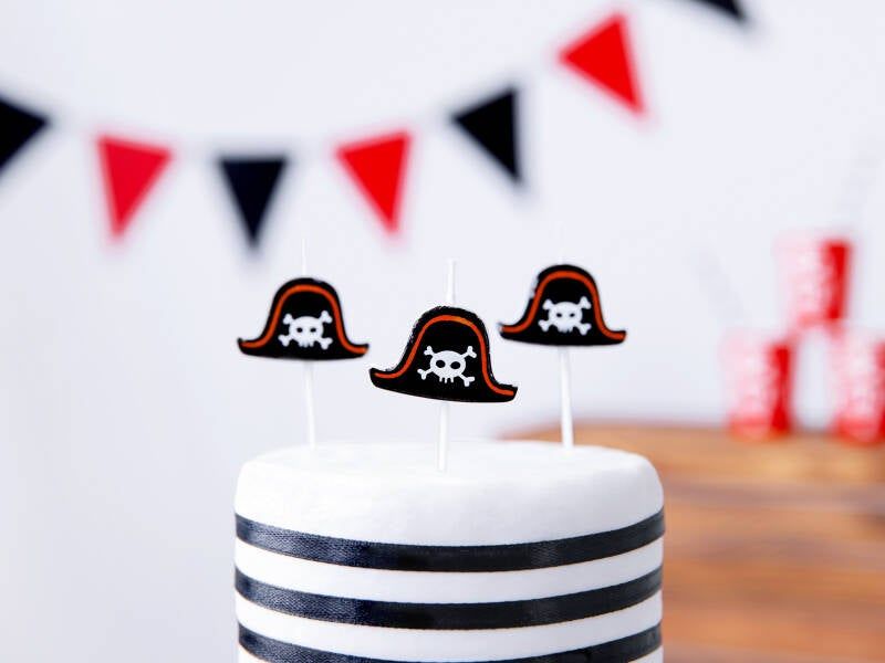 Verjaardag kaarsjes thema piraten