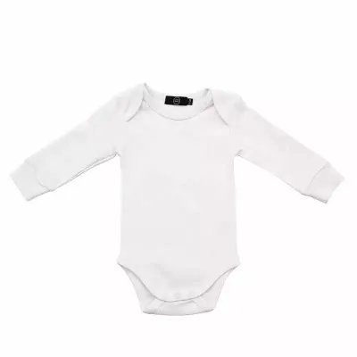 Body Bio katoen Little Team B wit — wit / 3-6 maanden