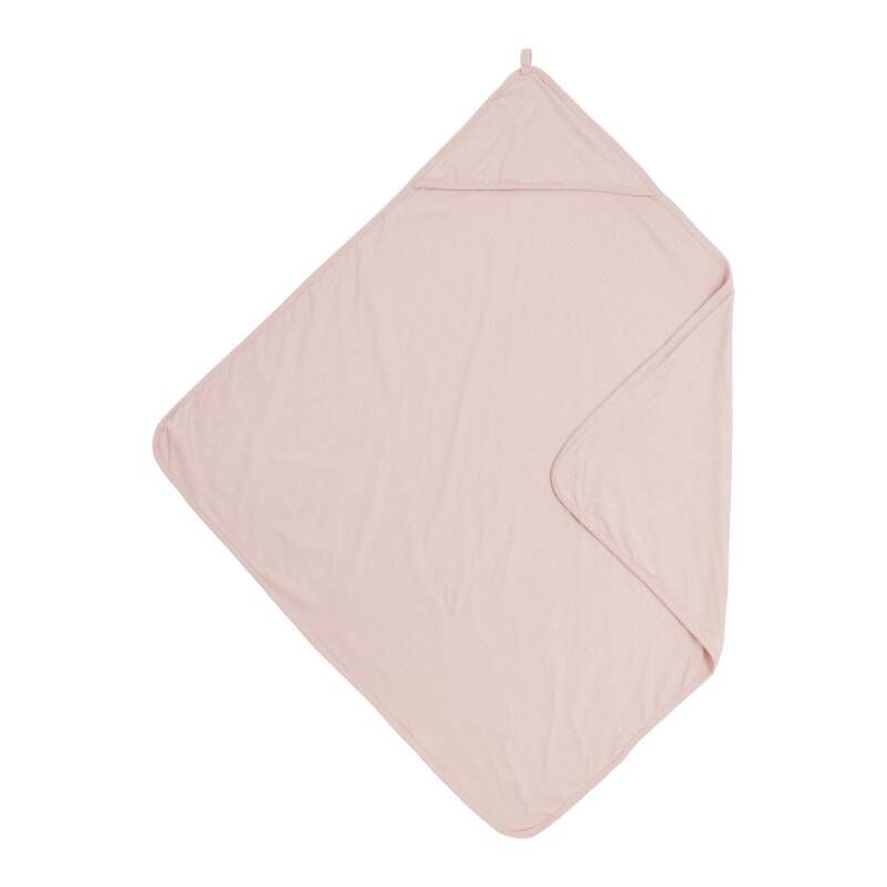 Badcape jersey licht roze