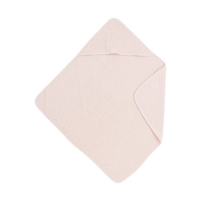 Badcape badstof licht roze