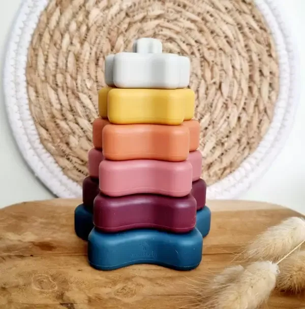 Siliconen stapeltoren Ster