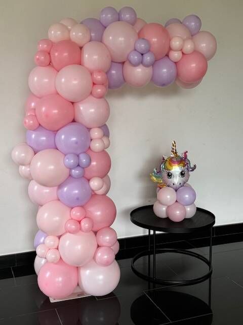 Pakket halve boog klein Unicorn
