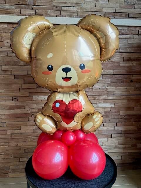 Ballon beertje Valentijn