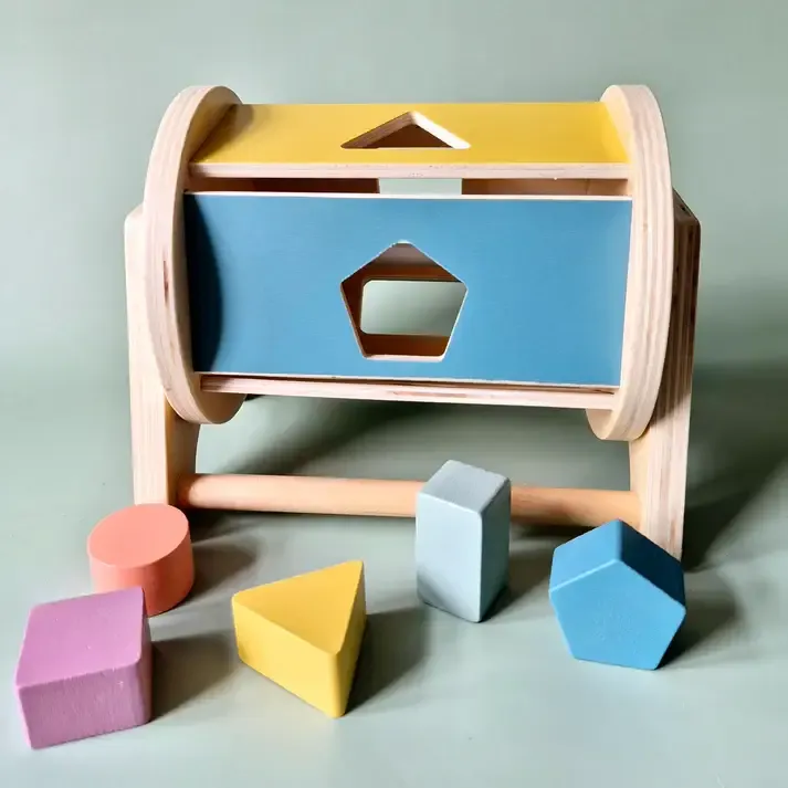 Houten draaibare Montessori Vormenstoof