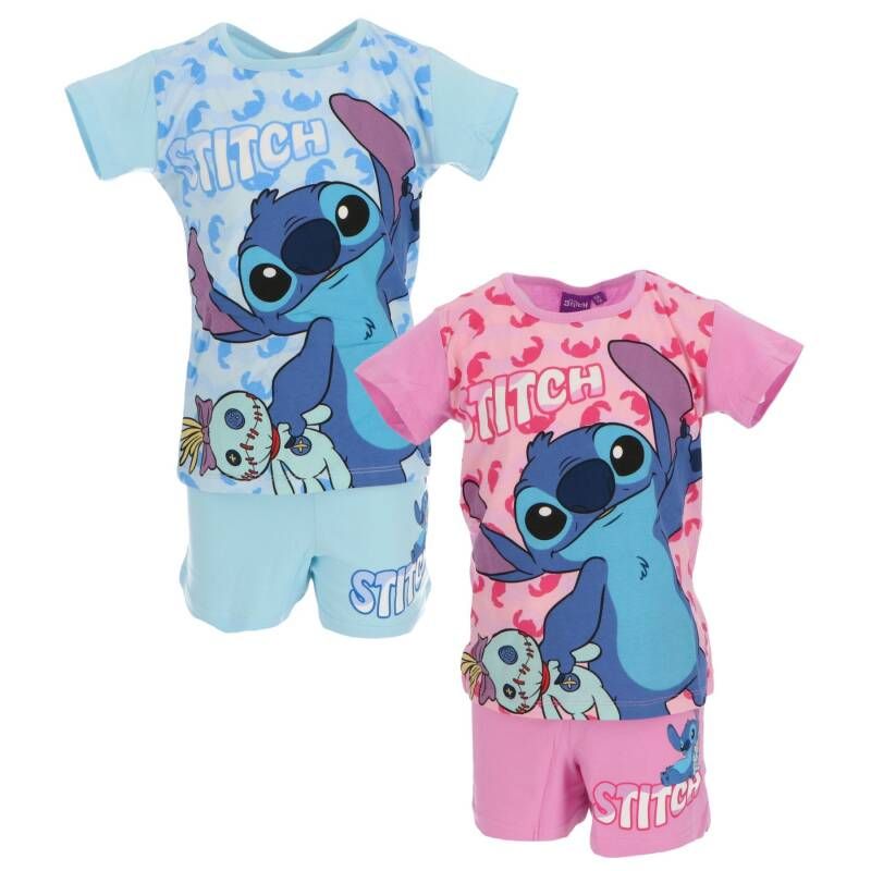 Lilo &amp; Stitch Shortama — roze / 5j.(110)