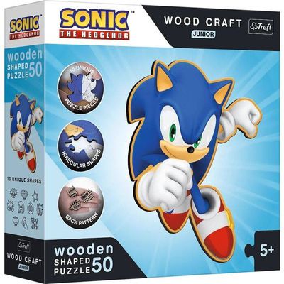 Sonic houten puzzel