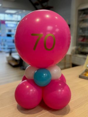 Tafel/kastmodel latexballon groot