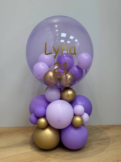 Bubble ballon gekleurd