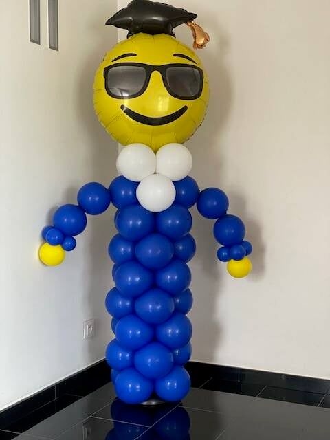 Afstudeer Ballonnen smiley