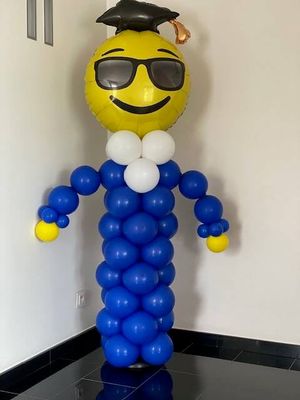 Afstudeer Ballonnen smiley