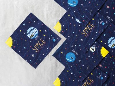 Servetten Space party