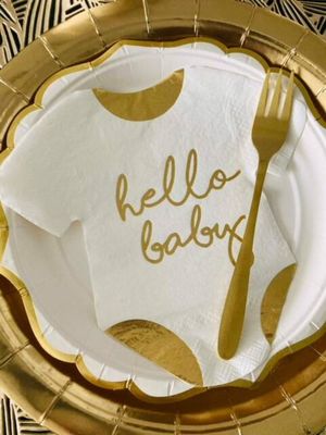 Servetten Hello Baby rompertje
