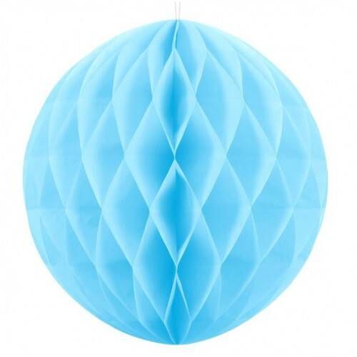 Honeycomb bal lichtblauw