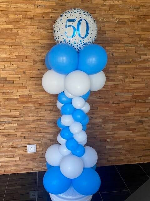 Pilaar folieballon voorgedrukt