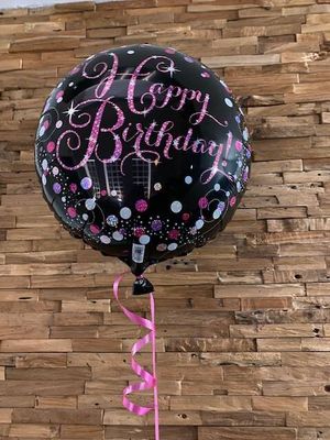 Folieballon voorgedrukt gevuld met helium.