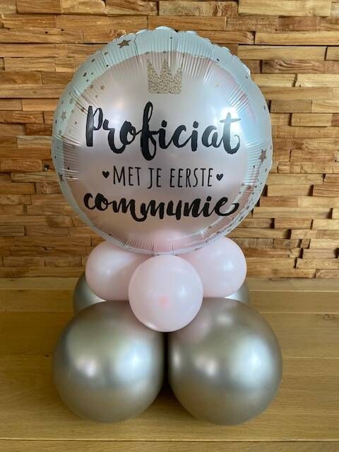 Tafelmodel folieballon voorgedrukt.