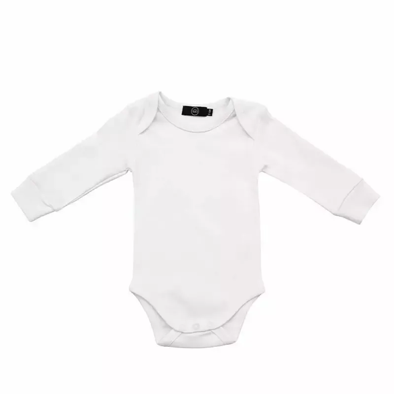Body Bio katoen Little Team B wit — wit / 3-6 maanden