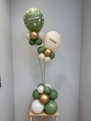 Duo staander gepersonaliseerd tafelmodel.