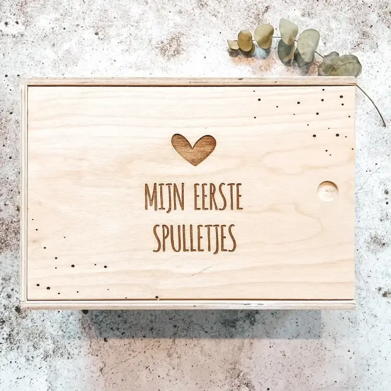 Opbergkist mijn eerste spulletjes