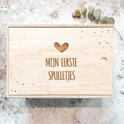 Opbergkist mijn eerste spulletjes