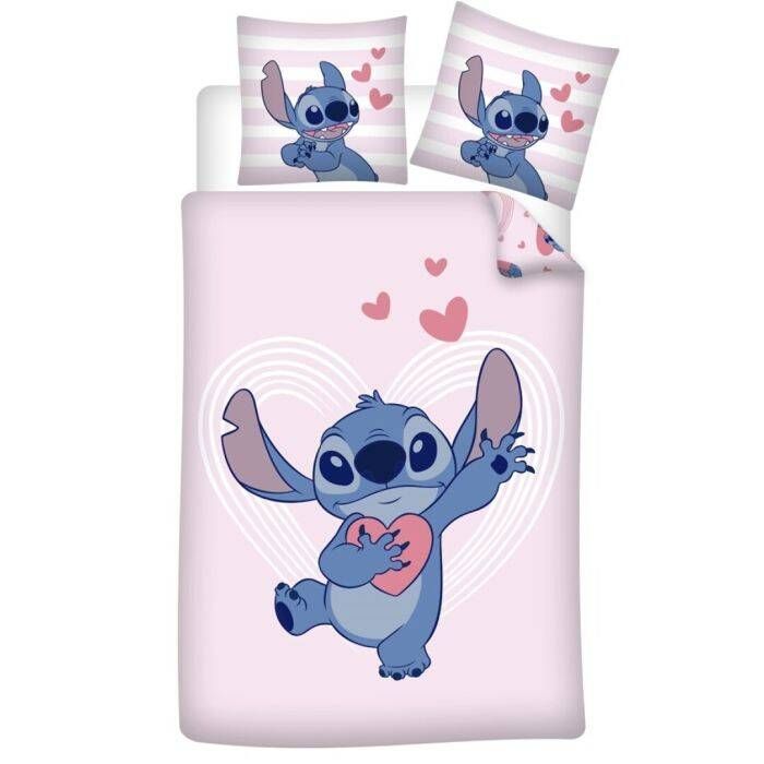 Lilo &amp; Stitch dekbedovertrek hart