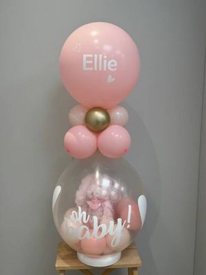 Stuffer top latex gepersonaliseerd + knuffel