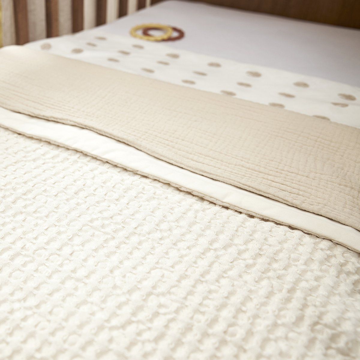 Deken Wafel  Cotton Nature