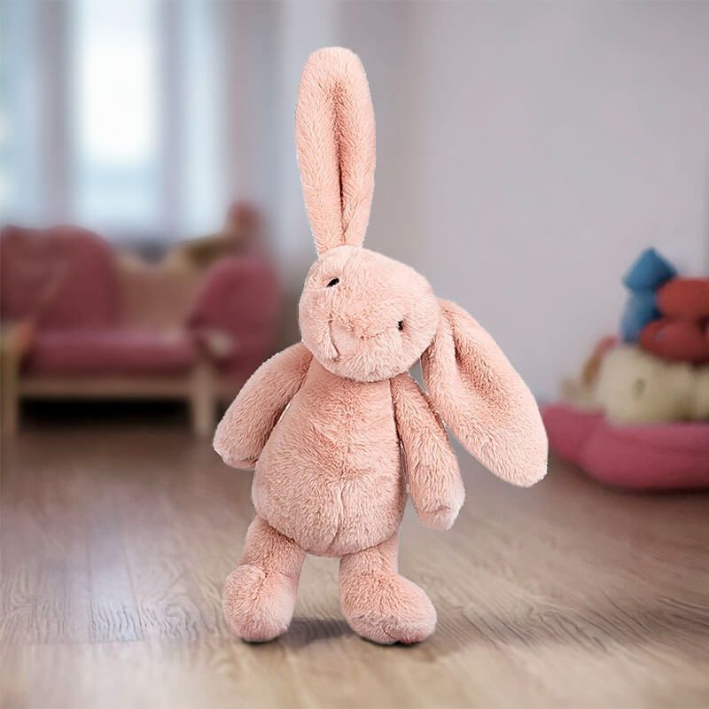Knuffel konijn roze 23CM