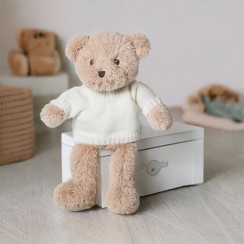 Teddy Beer bruin met truitje 28CM