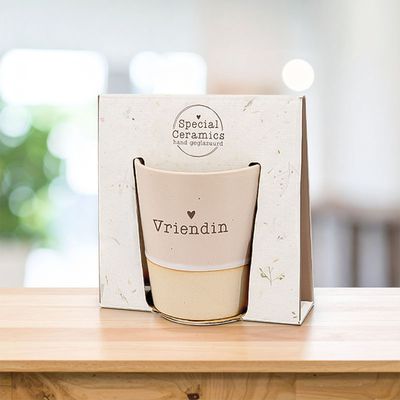SPECIAL CERAMICS MUG "VRIENDIN"